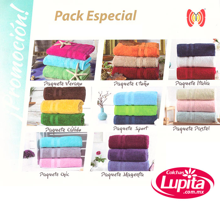 3 PACK ESPECIAL TOALLAS OTOÑO (Primavera-Competition)