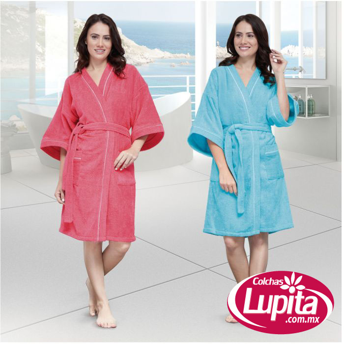 BATA DE BAÑO PREMIUM CORAL  (Elefantito 25)